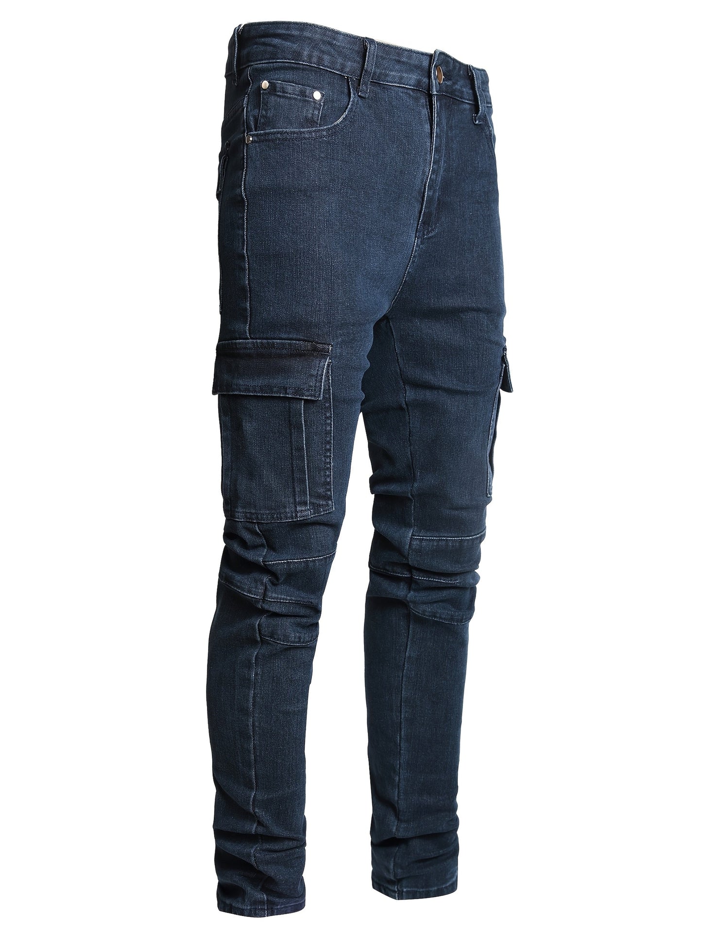 Men's Skinny Jeans - Classic Wash Distressed Weekend
