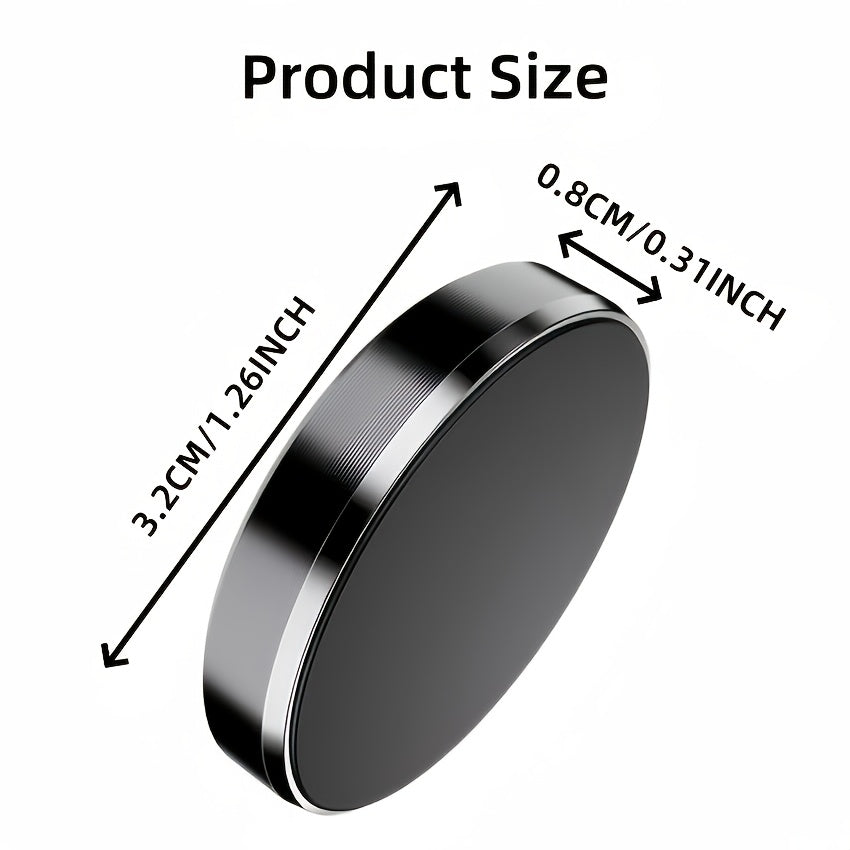 5pcs Powerful Magnetic Phone Holder, Adhesive Magnet Mount for Car Dashboard, Wall, Fridge, Kitchen, Tools & Home, Includes Metal Plates for iPhone Samsung