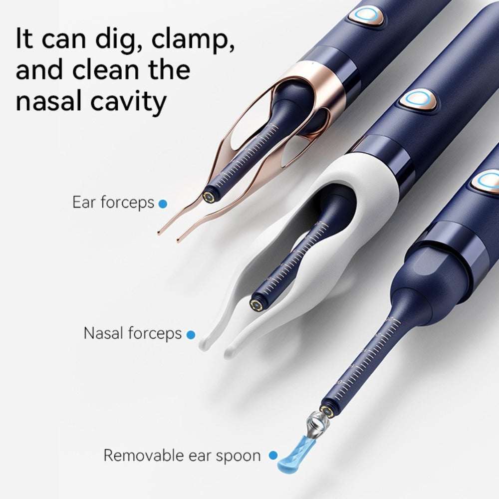 Upgraded 1080P Ear Wax Removal Tool with Camera & Storage Case – LED Light, iOS & Android Compatible, Complete Ear Cleaning Kit, Holiday & Birthday Gift for Whole Family