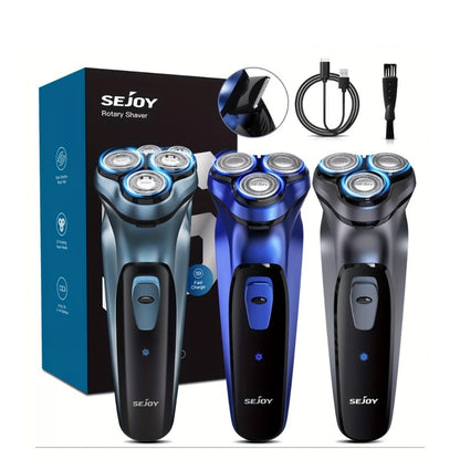 Cordless Electric Razor for Men Rechargeable Fast Charging Washable Heads Face Shaver — Smooth Close Shave Portable Electric Shaving Machine for Travel & Daily Use, Grooming Gift for Him
