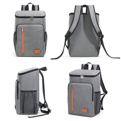 Insulated Cooler Backpack 30+ Can Capacity - Leakproof Shoulder Bag for BBQ, Lunch, Camping & Outdoor Travel, Works with Ice Packs, Unisex Design for Men & Women