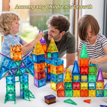 Animal Village Magnetic Building Blocks 102pcs for Kids Ages 3 4 5 6 – STEM Shape Sorting Color Recognition Toy Animal House Village Shapes Preschool Educational Gift Boys Girls Birthday Christmas