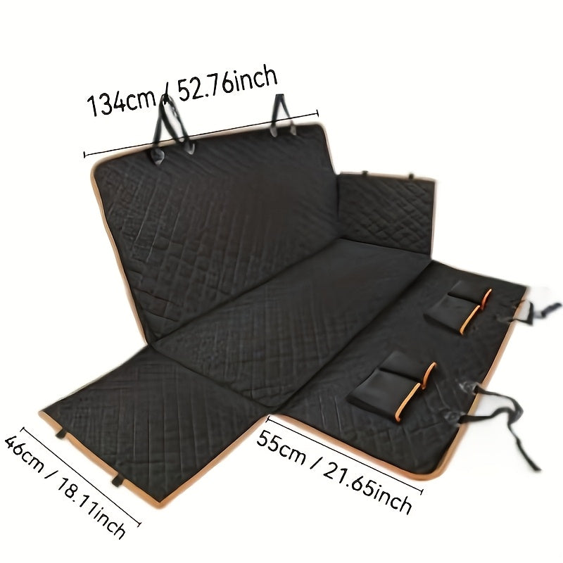 Pet Car Seat Cover for Dogs, Dog-Specific Car Seat, Full-Coverage Stain-Resistant Mat, Small Size & Universal for Medium & Large Dogs