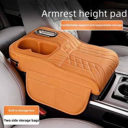 Car Center Console Tray Organizer with Cup Holder & Tissue Box – Non-Slip Storage Mat for Car Interior, Multi-Color, Universal Fit for Most Vehicles