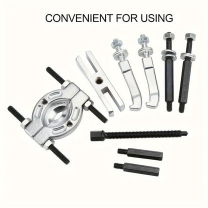 Bearing Puller Set 9-Piece - Gearbox Bearing Removal Tool Kit for Automotive & Mechanical Repair, Internal External Bearing Extractor, Professional Car Repair Tool for Transmission & Wheel Bearings