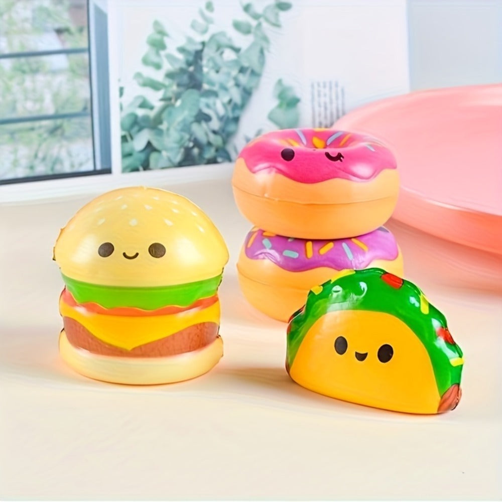 Squishy Toys 20 Pack Slow Rise – Individually Wrapped Foam Squishies 1.5–2.25" Fast Food Fidget Toys for Kids, Party Favors, Goodie Bag Fillers, Classroom Prizes & Birthday Gifts