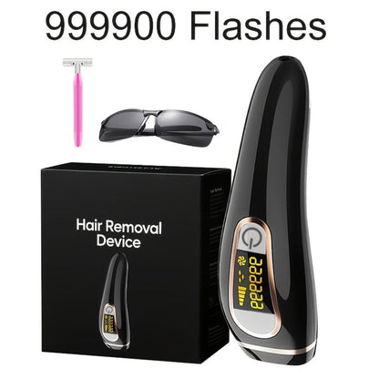 IPL Hair Removal Device LEFINEE Flagship Pro Cordless 999K Flashes — Painless Permanent Hair Remover for Women & Men, Adjustable Intensity Full Body Face Legs Bikini Underarms At-Home Use
