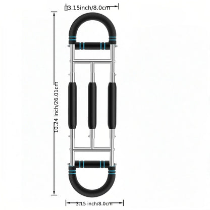 Spring Chest Expander Bar – Adjustable Arm & Tricep Trainer