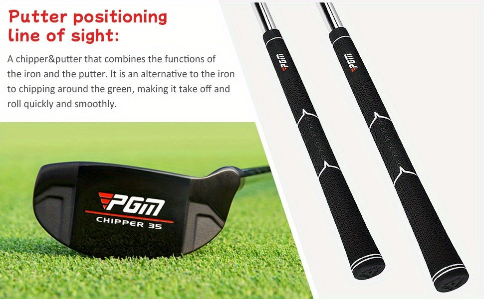 Golf Chipper Club Stainless Steel Head Regular Flex Steel Shaft 35 or 43 Degree Loft Blade Putter for Men Women Short Game Chipping Putting Wedge Championship Legal