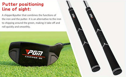Golf Chipper Club Stainless Steel Head Regular Flex Steel Shaft 35 or 43 Degree Loft Blade Putter for Men Women Short Game Chipping Putting Wedge Championship Legal