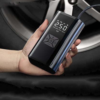 Portable Tire Inflator 150PSI | Digital Gauge LED Light USB Charging