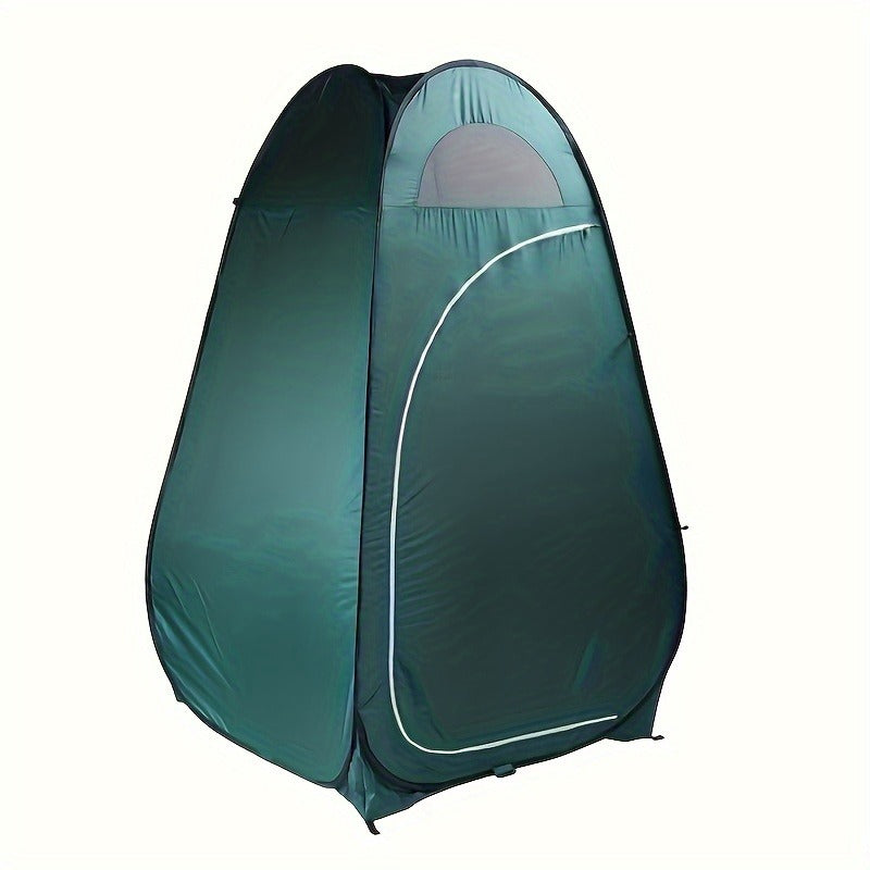 Pop-Up Privacy Shower Tent & Outdoor Changing Room – Waterproof Portable Camping Toilet Tent for Hiking Beach Fishing Backpacking, Instant Setup Dressing Room, Blue Black Regular Upgraded Styles