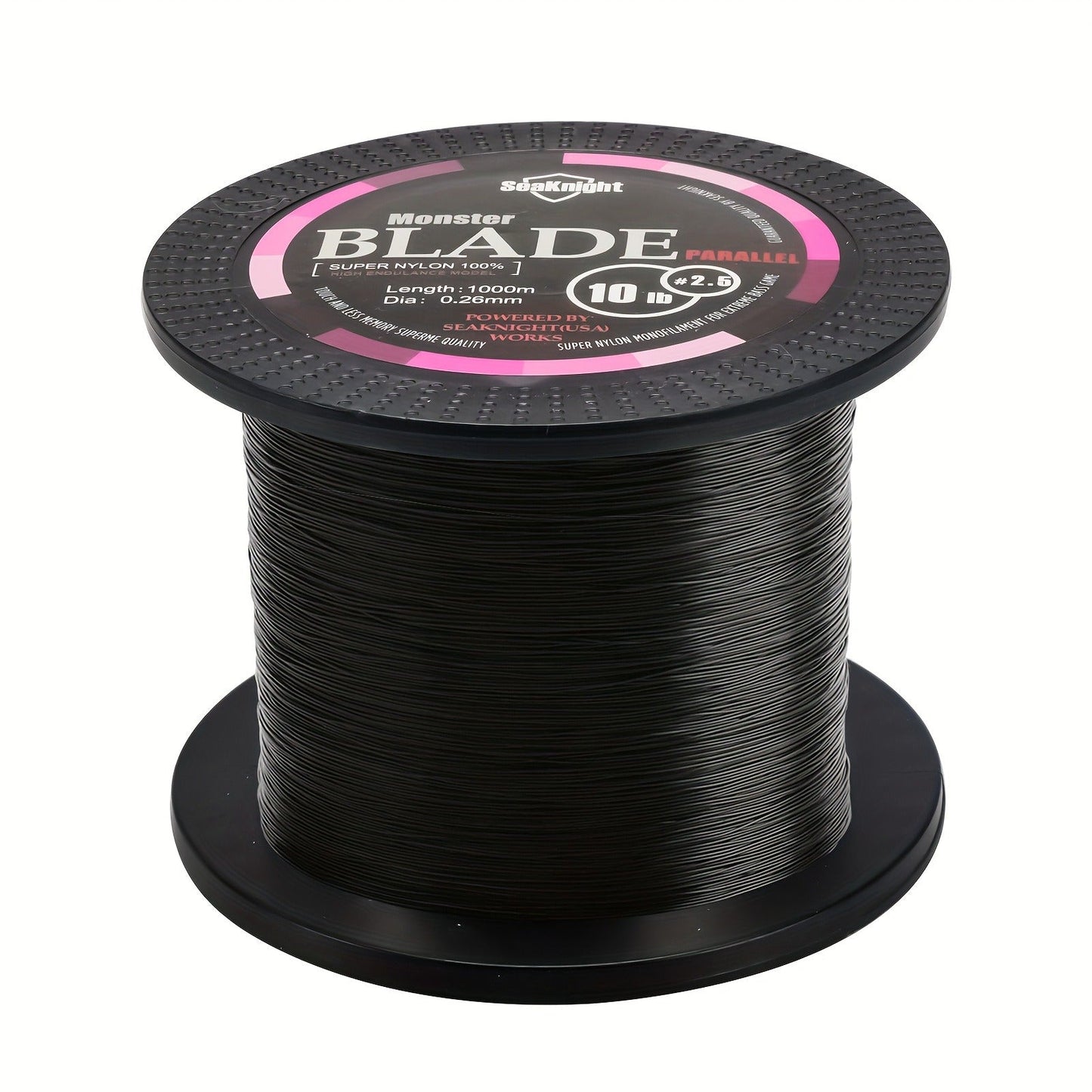 Monofilament Fishing Line 1000M / 1093Yds – Nylon Mono Line for Freshwater & Saltwater, 2-35LB, Black & White