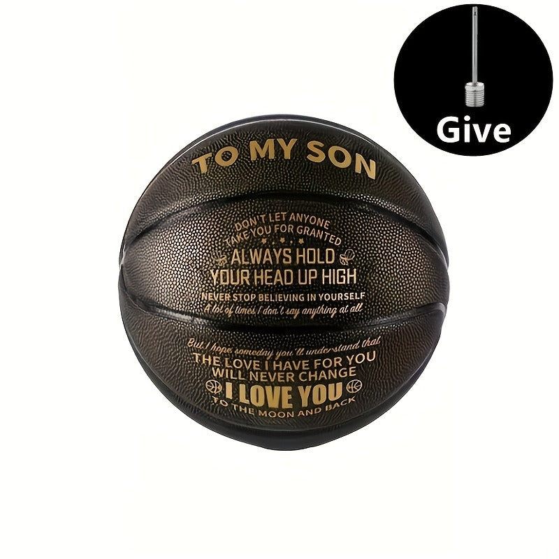Motivational Basketball Gift for Teenagers, Grandson & Grandchild – International Standard Size, Inspirational Quote Ball, Perfect Birthday & Christmas Gift for Boys & Girls Age 14+