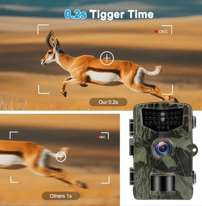 Trail Camera 48MP 4K Night Vision 0.2s Trigger 120 Degree Solar