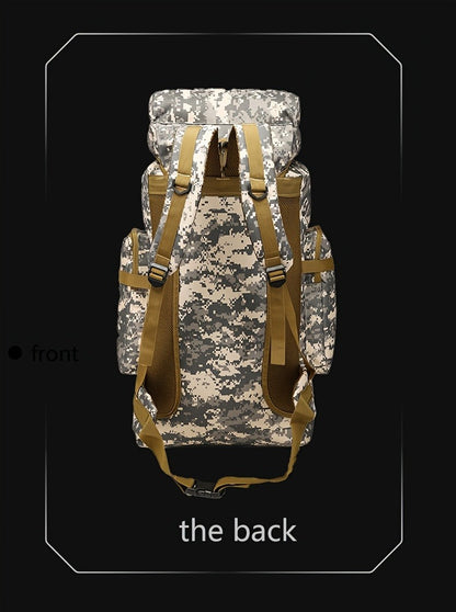 Tactical Backpack 2-Pack 21 Gallon 3-Day Assault Pack with Chest Pack Polyester Stripe for Hiking Camping Hunting Travel Work Sports Men