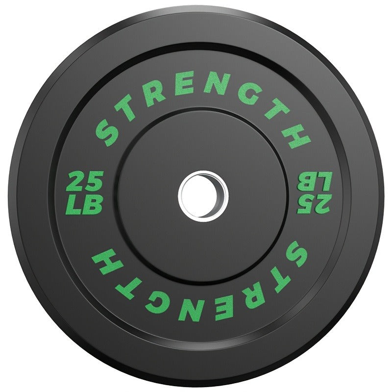 Bumper Plates – Rubber Olympic Weight Plates 10–45 lbs, 2-Inch Steel Center Ring, for Strength Training & Weightlifting, Home Gym Barbell Discs