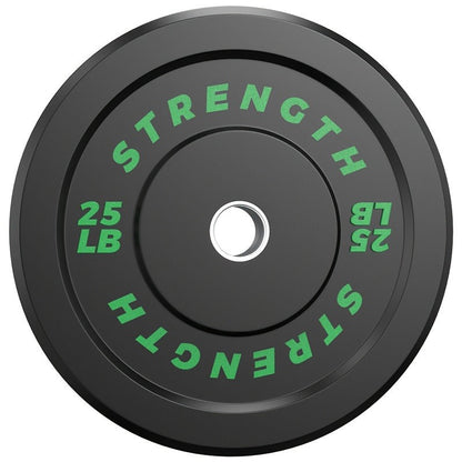 Bumper Plates – Rubber Olympic Weight Plates 10–45 lbs, 2-Inch Steel Center Ring, for Strength Training & Weightlifting, Home Gym Barbell Discs