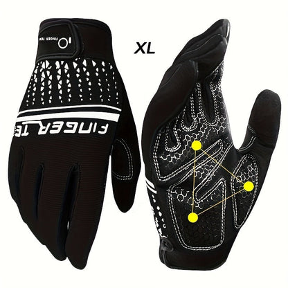 Workout Gloves Full Finger Touchscreen Gel Padded Anti-Slip for Men Women Gym Weight Lifting Cycling Fitness Driving Exercise Training Gloves S-XL