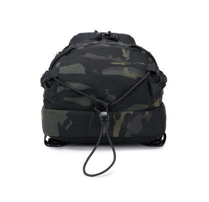 MOLLE Shoulder Bag – Large Capacity Tactical Chest Pack, Waterproof Nylon EDC Crossbody Bag for Hiking, Cycling, Fishing & Camping, Multi-Compartment, Adjustable Strap