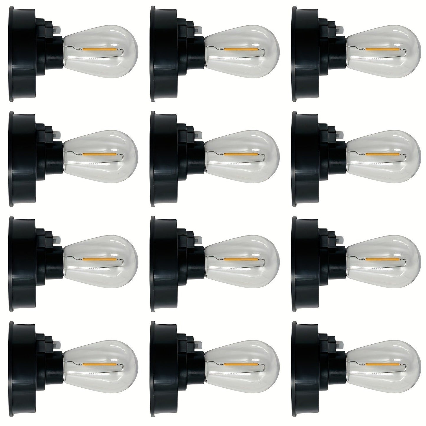 Solar Lantern Replacement Bulb IP65 Waterproof – Outdoor Solar Light Accessory, Top Bulb Replacement Kit | 2, 6 or 12 Pack