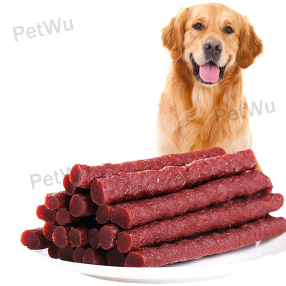 Beef Tendon Dog Chews – Natural Beef Strips Cubes & Diced Beef with Egg Yolk, High Protein Long-Lasting Dental Chews & Training Treats for Puppy Adult Dogs, Healthy Beef Jerky 150g Variety