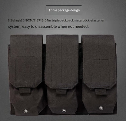 Tactical MOLLE Vest 6094 Adjustable Combat Chest Rig with Multi-Pocket System for Outdoor Hunting Training Airsoft CS Wargame Hiking Camping
