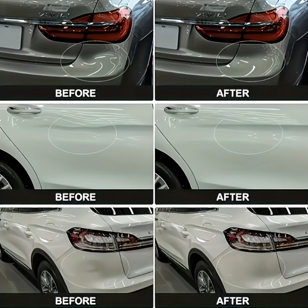 Paintless Dent Repair Kit 18-Piece Dent Puller with Pulling Tabs & Glue Mats for Car Doors Hoods Fenders - PDR Tool No Paint Damage Auto Body Dent Removal
