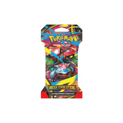 Mega Evolution Pokemon TCG Sleeved Booster Pack 10 Cards | Mega Lucario ex & Mega Gardevoir ex | Factory Sealed Random Art | Gift for Collectors & Players