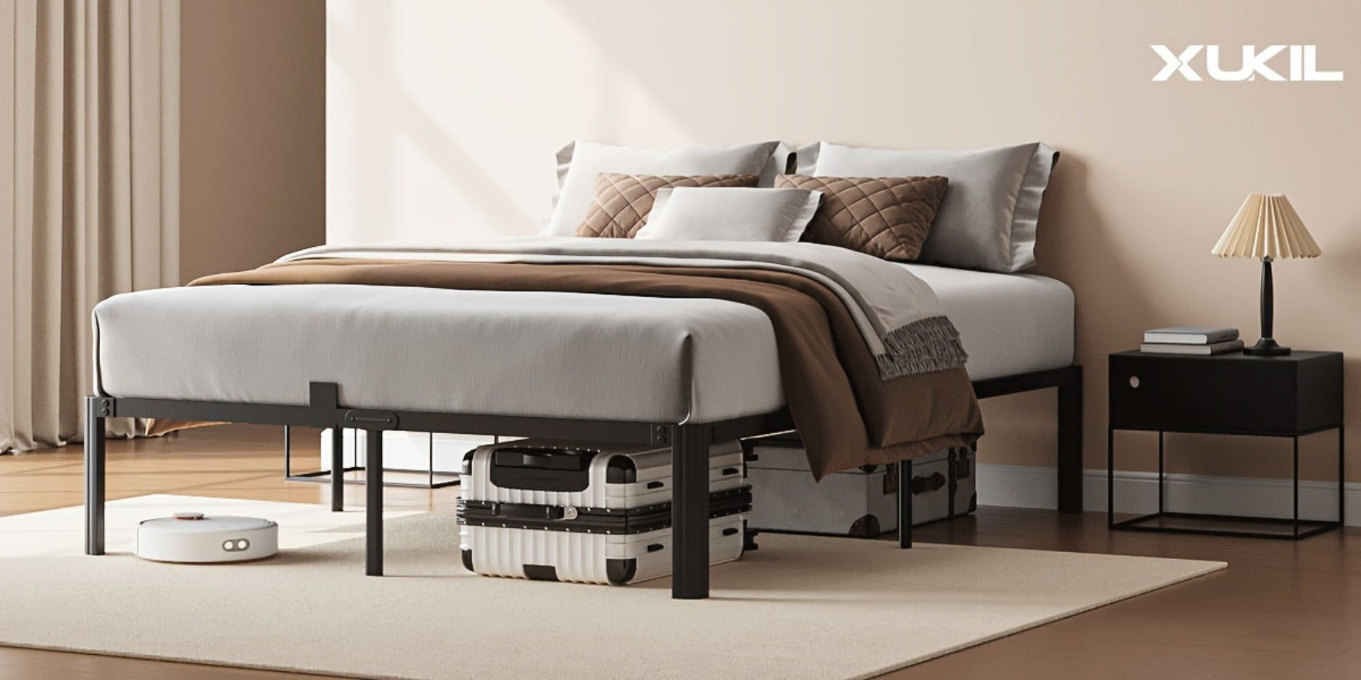 14-Inch Heavy-Duty Bed Frame, Bedroom Platform Bed for Bedroom Comfort and Support detail image - detail view 21