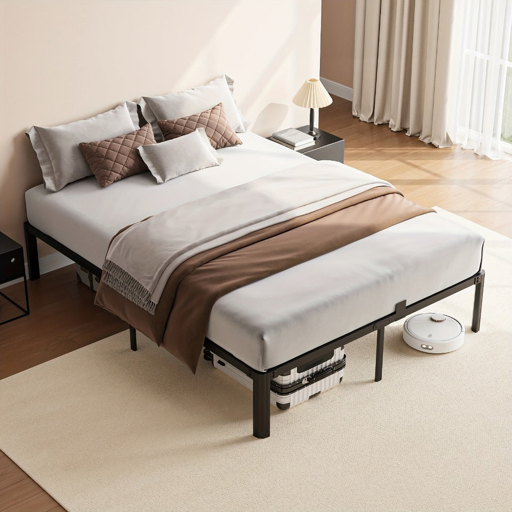 14-Inch Heavy-Duty Bed Frame, Bedroom Platform Bed for Bedroom Comfort and Support detail image - detail view 6