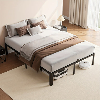 14-Inch Heavy-Duty Bed Frame, Bedroom Platform Bed for Bedroom Comfort and Support detail image - detail view 6