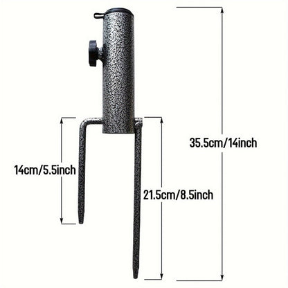 14-Inch Heavy-Duty Umbrella Stand for Outdoor Shade and Protection in Patio detail image - detail view 4