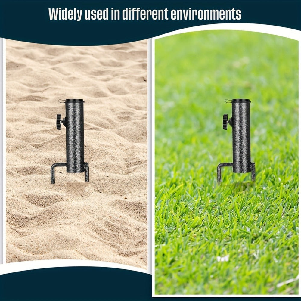 14-Inch Heavy-Duty Umbrella Stand for Outdoor Shade and Protection in Patio detail image - detail view 7