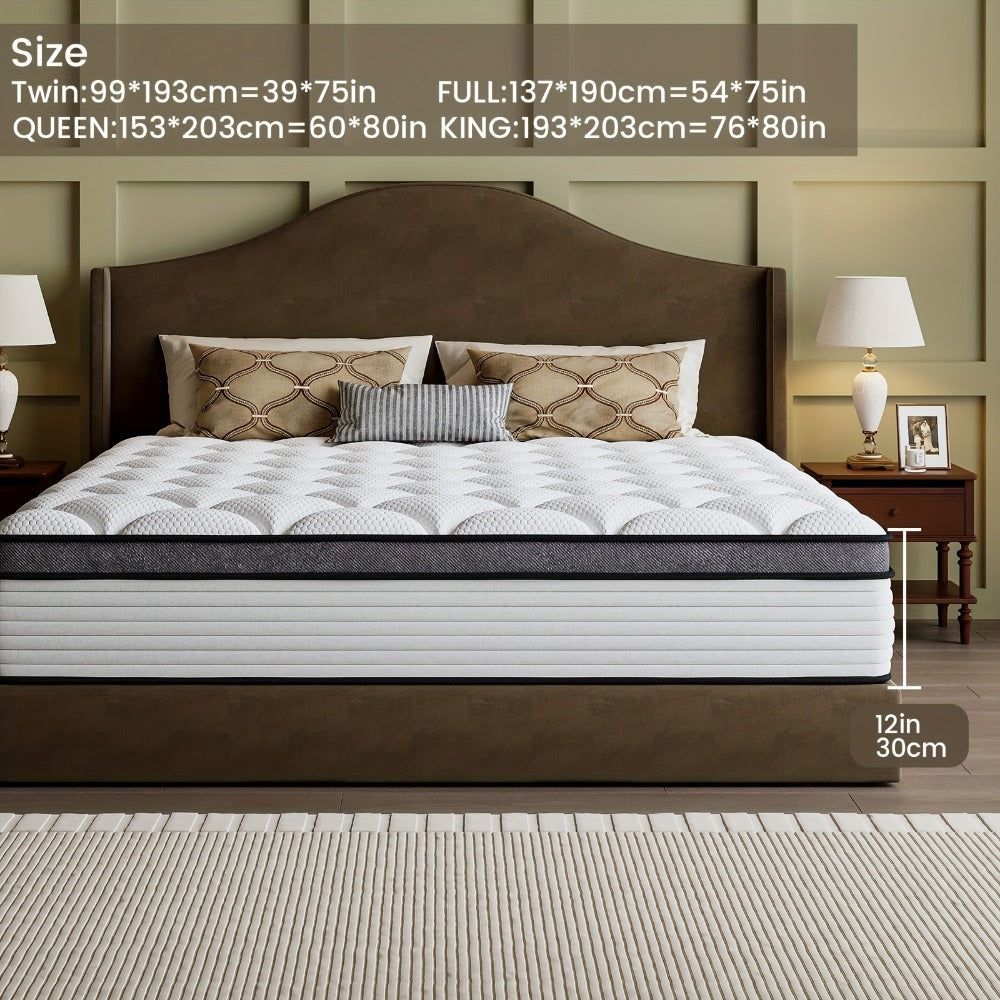 14-Inch Mattress, Medium-Firm Bed Mattress for Bedroom Comfort and Support detail image - detail view 8