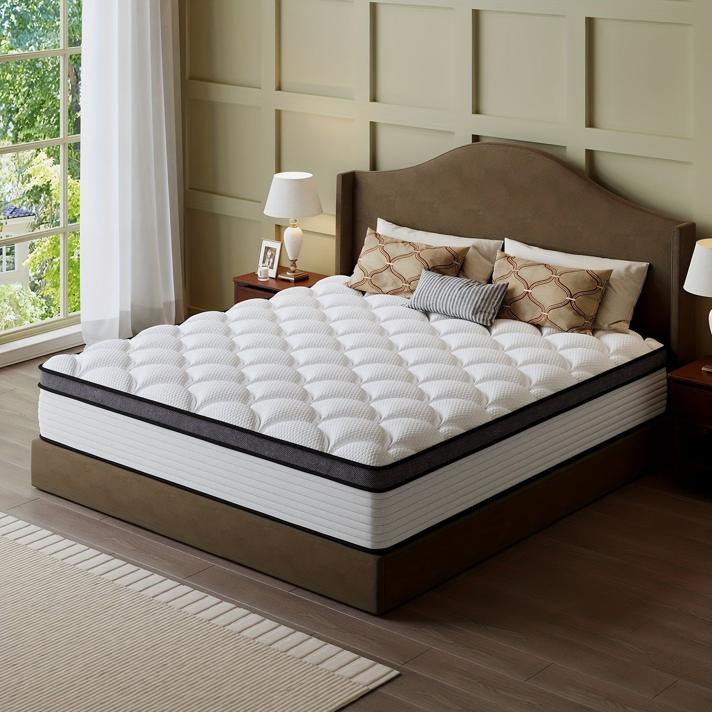 Mattress shown in the Twin, 10 inches option