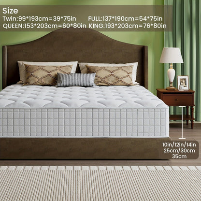 14-Inch Mattress with Lumbar Support, Sleep Support Mattress detail image - detail view 4
