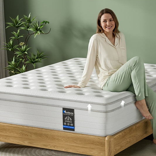 Mattress, Cooling Gel Pocket Spring in a Box - 10 12 14 Inch Options, Twin Full Queen shown in the main product view