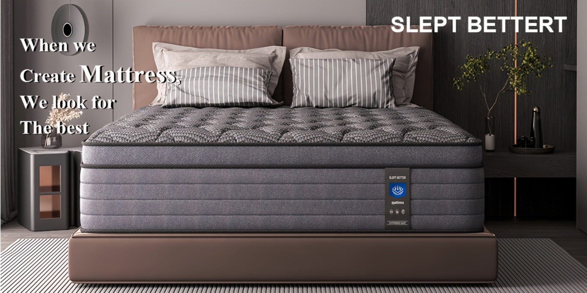 14-Inch Twin Mattress with Pocket Springs, Medium-Firm Bed Mattress for Bedroom detail image - detail view 12