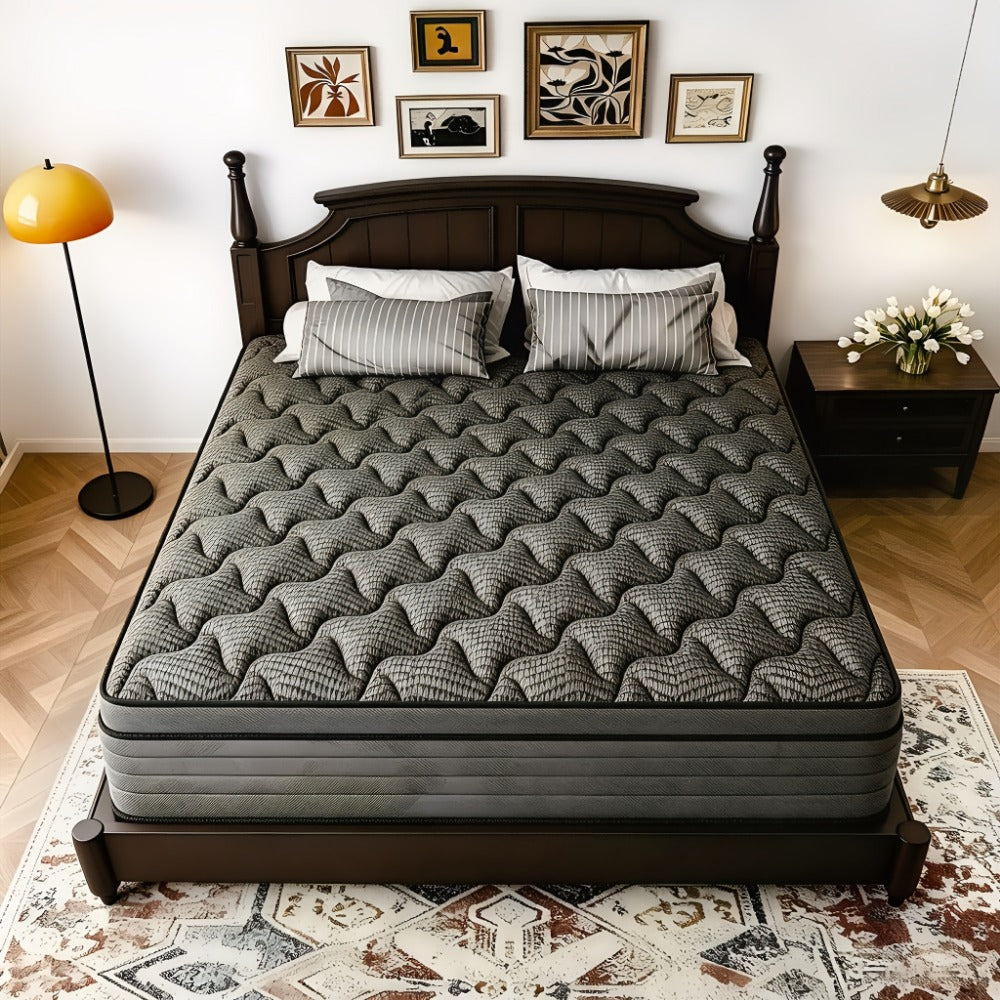 14-Inch Twin Mattress with Pocket Springs, Medium-Firm Bed Mattress for Bedroom detail image - detail view 4