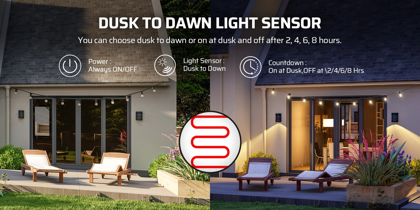 Outdoor Power Stake Timer 6 Outlet Weatherproof – 100FT Wireless Remote Control, Dusk to Dawn Photocell Sensor, 7 Timer Modes, 6FT Cord, Overload Protection for Garden Yard Christmas Holiday Lights