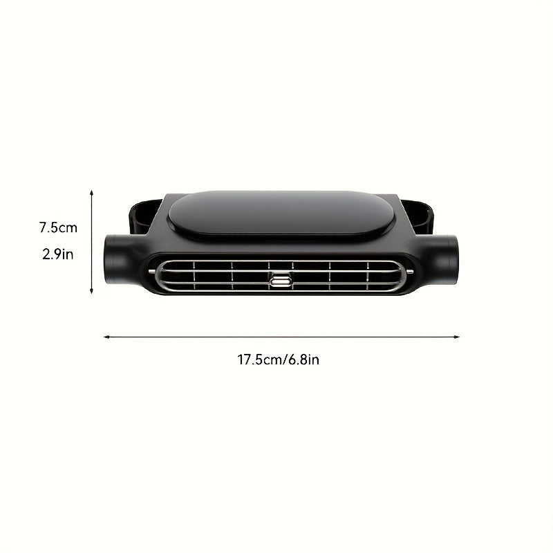 Bladeless Car Air Conditioning Fan|3-Speed Silent Cooling, USB Portable, Car Seat Fan, Suitable for SUV Trucks, Free USB Charging Cable