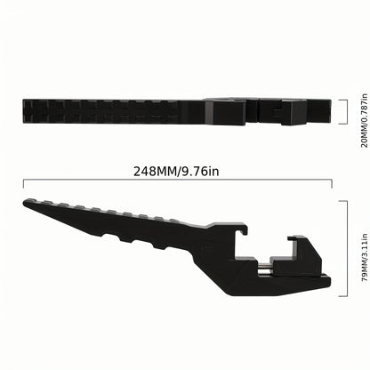 Peg Extensions Compatible Metal Footrest Extension Footrest Passenger Extension Footrest 38Mm-55Mm Adjustment Range for Most Motorcycle Dirt Bike Black solely Off-Road Vehicles Equipped with Metal Footrests Are Compatible