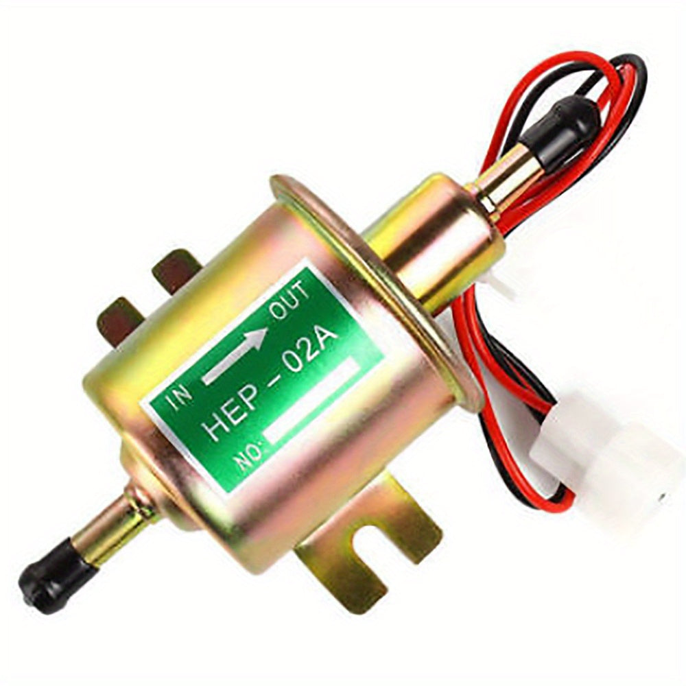 Universal Electric Fuel Pump Kit for All 12V Cars Trucks Boats Carburetor Lawn Mower