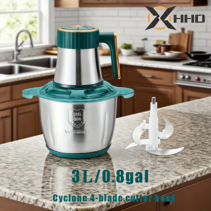 Electric Meat Grinder 5L 5-Speed – Large Capacity Stainless Steel Food Processor, Blender & Filling Machine for Meat, Garlic, Chili & More