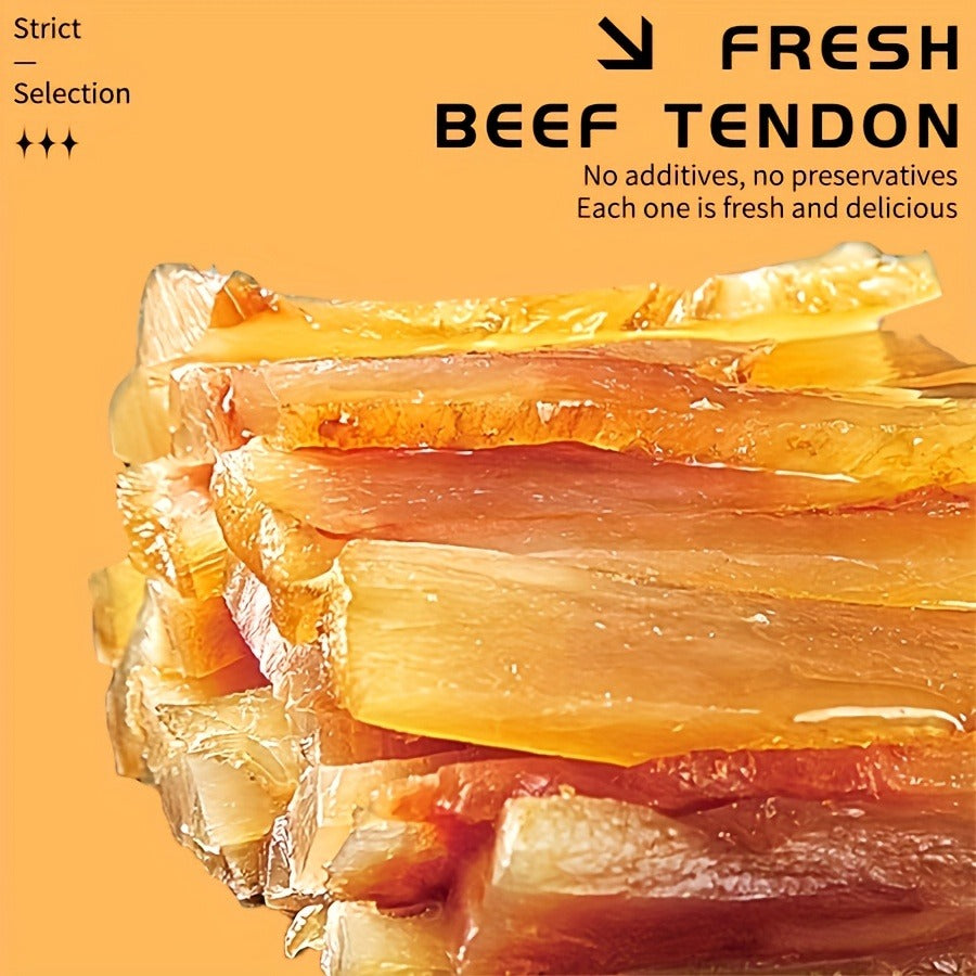 Beef Tendon Dog Chews – Natural Beef Strips Cubes & Diced Beef with Egg Yolk, High Protein Long-Lasting Dental Chews & Training Treats for Puppy Adult Dogs, Healthy Beef Jerky 150g Variety