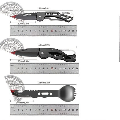 Outdoor Survival Kit 12-115 Piece – Emergency Gear Set for Camping, Hiking & Survival, Multi-Tool Equipment for Men, Dad, Husband – Unique Outdoor Gift Idea