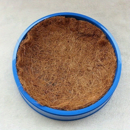 Pigeon Nesting Bowl 6-Pack with Coconut Fiber Mat – Durable Plastic Bird Breeding & Hatching Set for Racing Pigeons, Doves, Quails & Small Birds, Breeding Season Essential Gift for Bird Breeders