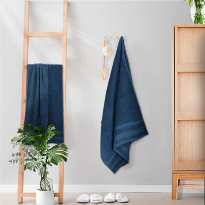 Cotton Bath Towel Set 6/10 Piece - 100% Pure Cotton Large Bath Towels for Women & Men, Highly Absorbent Quick Dry Spa Hotel Quality Towels for Bathroom, Bedroom, Gym, Pool & Travel, Soft Fluffy Luxury Towel Sets