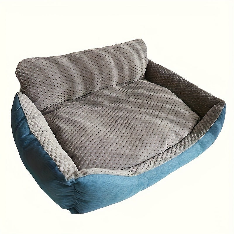 Orthopedic Dog Bed Luxury Extra Large Fluffy Winter Warm Pet Couch, Cat Sofa Kennel Cushion Pad for Small Medium Large Dogs Cats up to 110LB, 4 Sizes S to XL, Includes Cat Teaser Toy